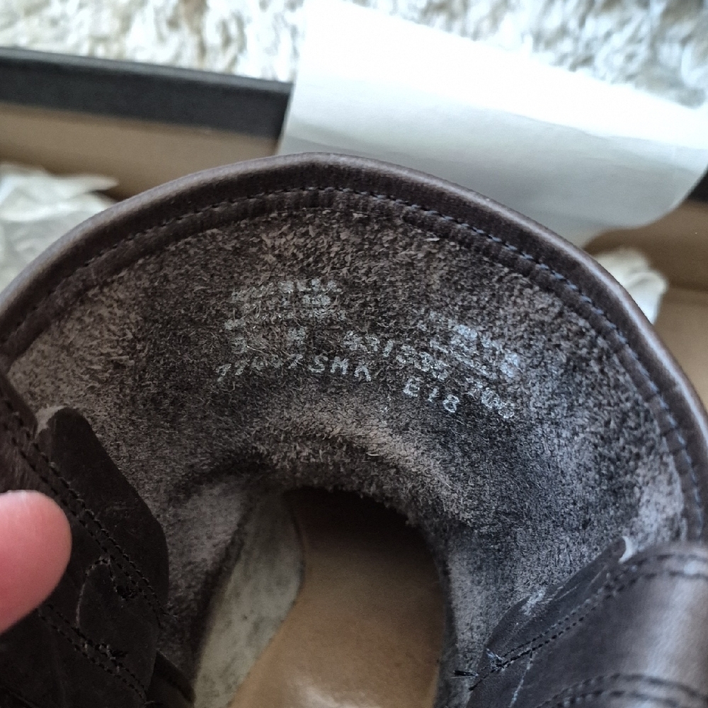 Frye Brown Leather Harness Combat Boots - Picture 9 of 10